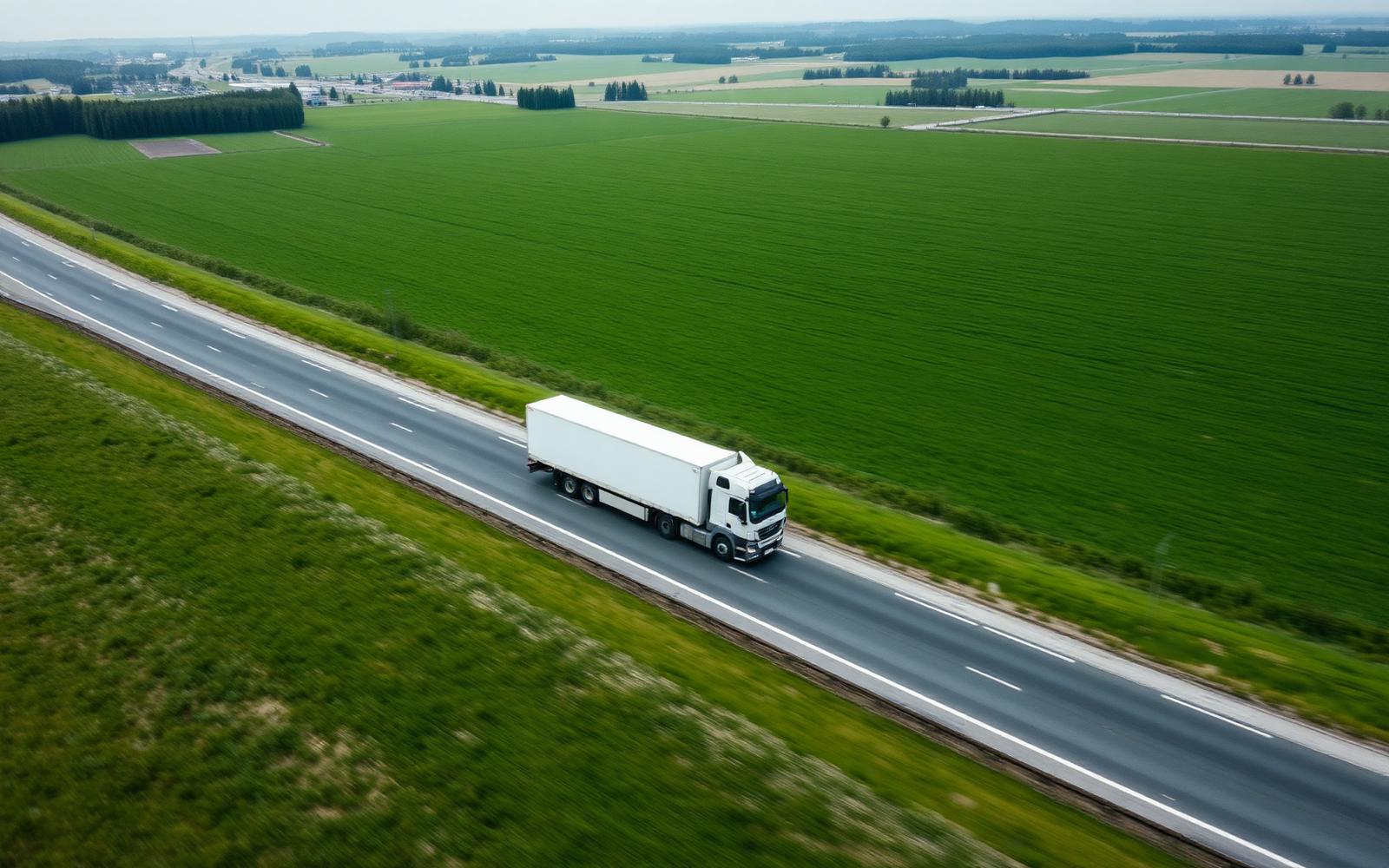 Kamión RxEnergy na európskej diaľnici